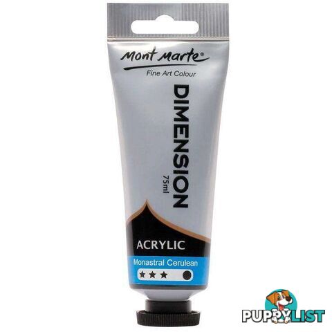 Dimension Acrylic Paint 75ml - Monastral Cerulean - 9328577016103