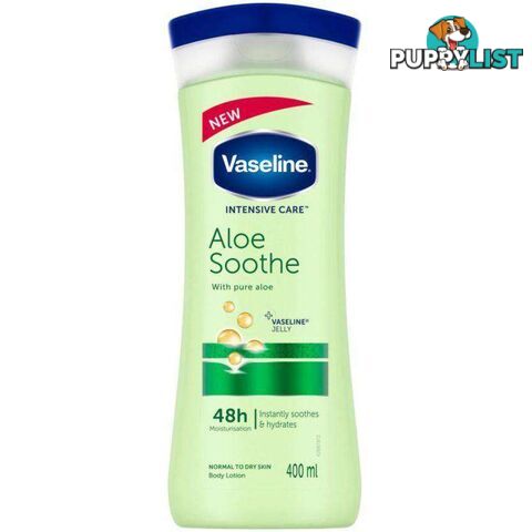 Vaseline Lotion Aloe Soothe 400ml - 6001087357050