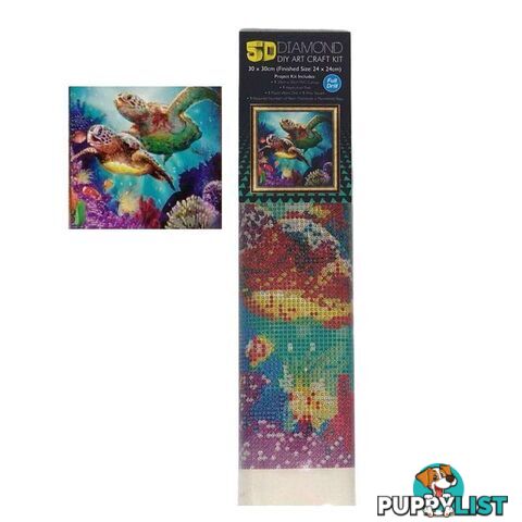 5D DIY Diamond Art Painting Turtles - 800495