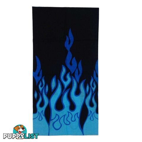 Multifunctional Headwear Blue Flames - 800512