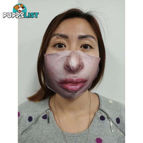 Fabric Mask Lady Pink Lips - 6920200722028