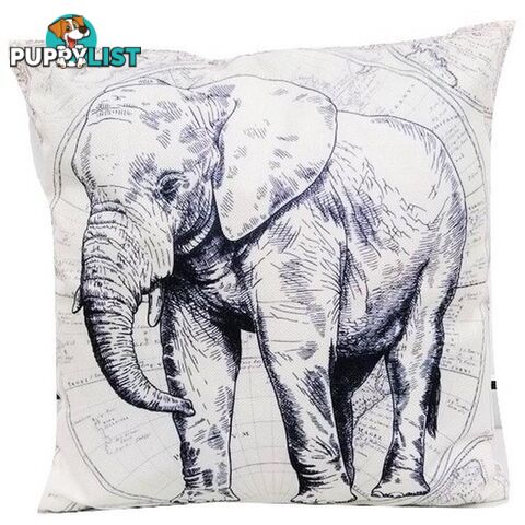 Decorative Zen Cushion Elephant 42x42cm - 800797