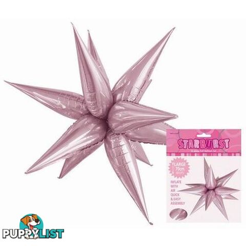 Glitz Starburst Lovely Pink 70cm (27.5) - 9311965428732