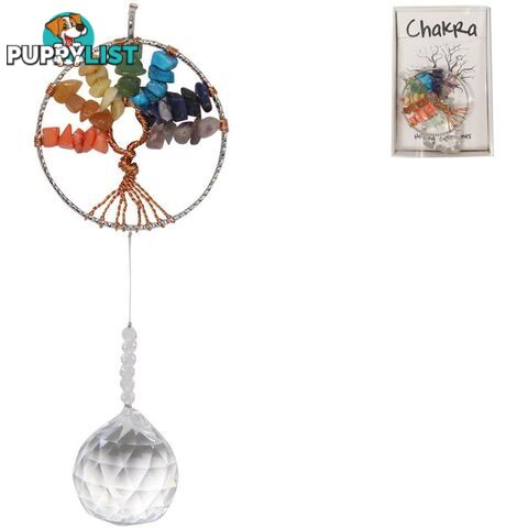 Tree Of Life Suncatcher with Crystal Assorted Designs - 9319844542609