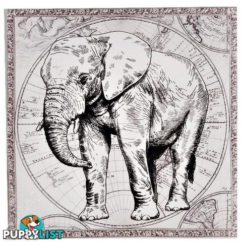 Decorative Zen Canvas Prints Elephant 50x50cm - 800790