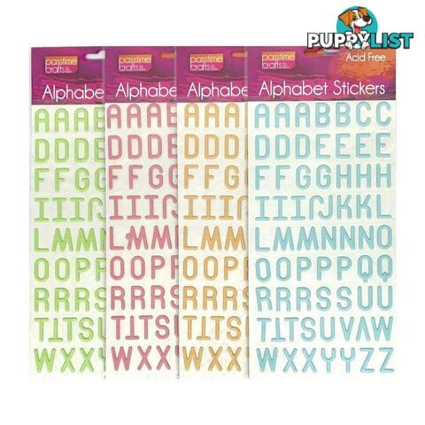 Alphabet Stickers Pack of 4 - 900024