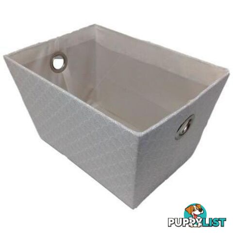 Fabric Storage Basket Lrg 39x29x22cm - 800892