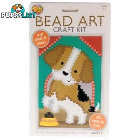 Craft Bead Art Kit Assorted 6 Designs - 800652