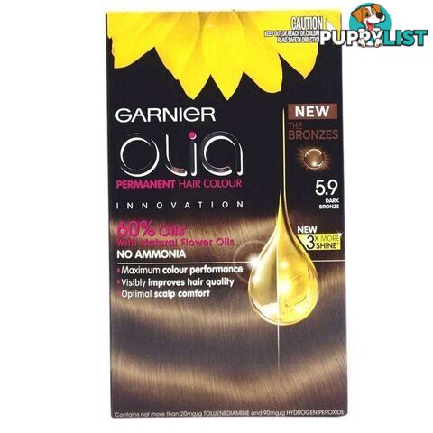 Garnier Olia Permanent Hair Colour Dark Bronze - 3600541748019