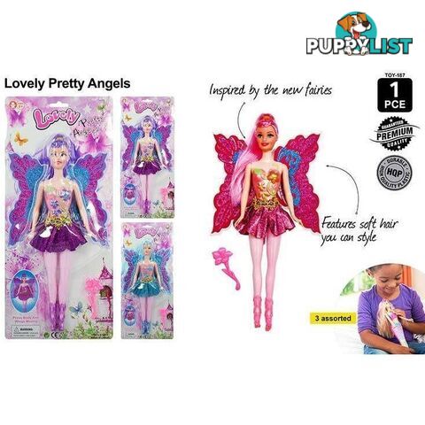 Fairy Doll Bendable 29cm - 9315892257748