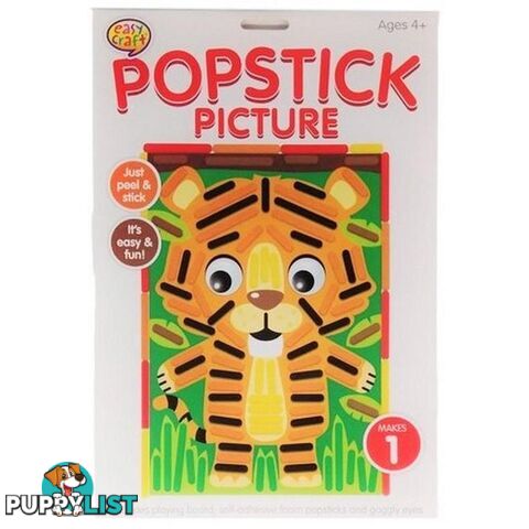 Popstick Picture Craft Kit Assorted 6 Designs - 800658