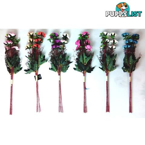 Double Roses 6 Bunch - 800756