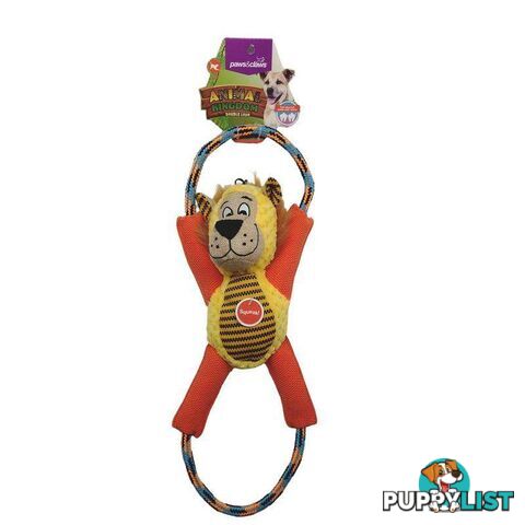 Pet Toy Animal Double Loop Yellow 37cm - 800456