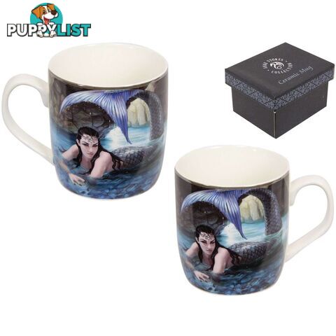 Hidden Depths Mermaid Mug By Anne Stokes Gift Box - 9319844585576