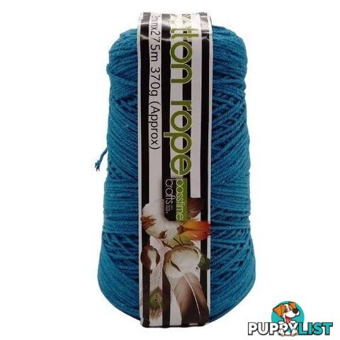 Cotton Rope Spool Blue 340g 4mmx275m - 801002