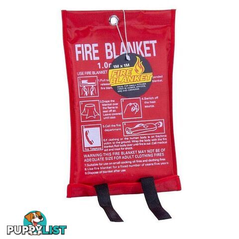 Fire Blanket 1x1mtr - 9348262007353