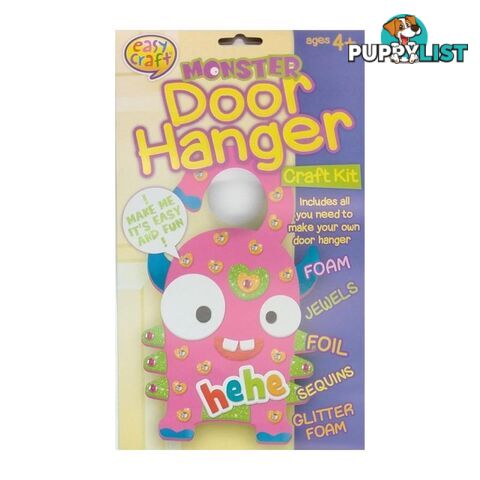 Foam Craft Kit Door Hanger 4 Assorted Designs - 800703