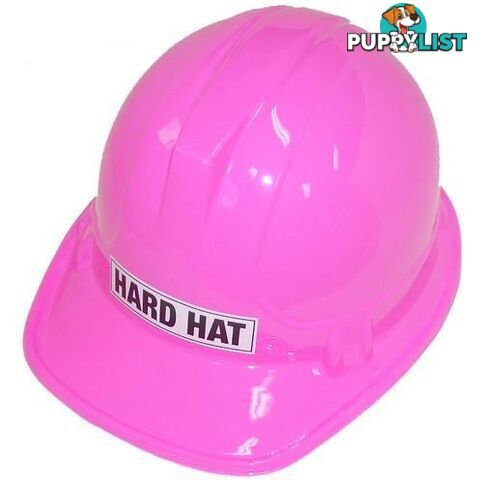 Construction Hard Hat Hot Pink Plastic - 9311965122470