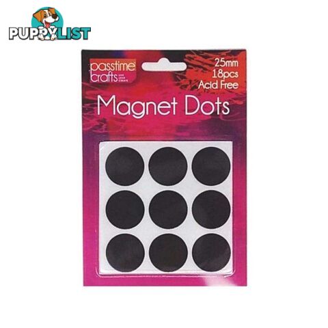 Magnet Dots 2.5mm with Adhesive 18 Pieces - 9348291000387