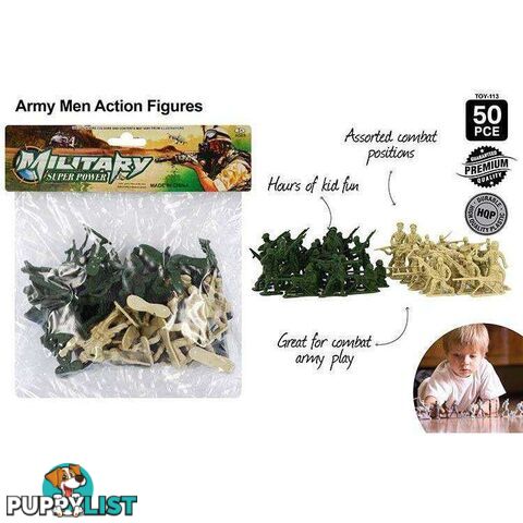 Army Men 50 pcs - 9315892256420