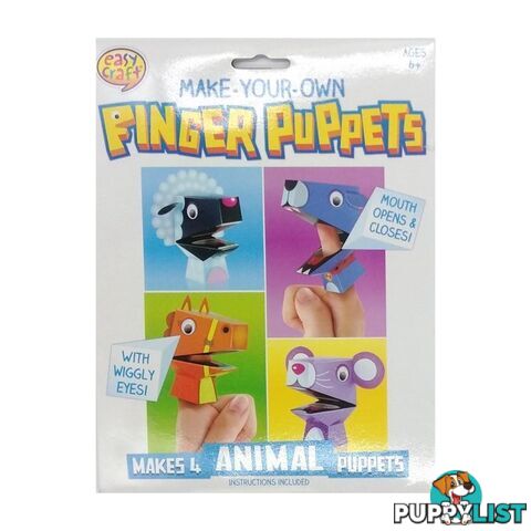 Finger Puppet Kit 4Pk Assorted 4 Designs - 800701