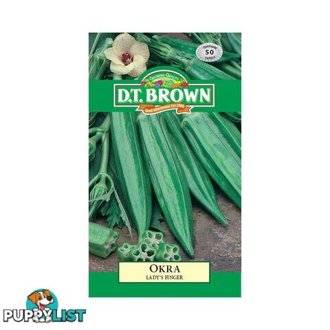 Okra Ladys Finger Seeds - 5030075022268