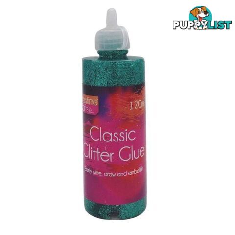 Metallic Glitter Glue Light Green 120ml - 800287