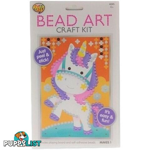 Craft Bead Art Kit Assorted 6 Designs - 800648