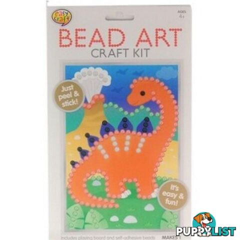 Craft Bead Art Kit Assorted 6 Designs - 800650