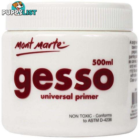 Mont Marte Gesso Tub 500ml Universal Primer - 9328577005831