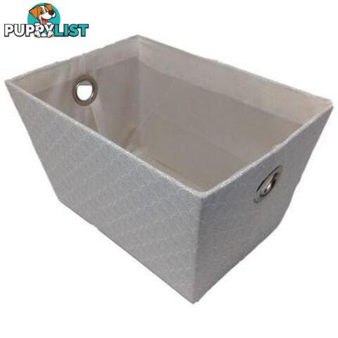 Fabric Storage Basket Sml 31x21x18cm - 800896