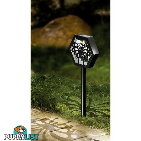 Outdoor Solar Silhouette Stake Light - 9333527597175