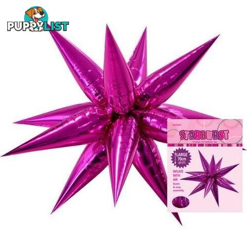 Glitz Starburst Hot Pink 70cm (27.5) - 9311965428534