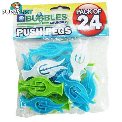 Push Plastic Pegs 24Pk - 9328644044503