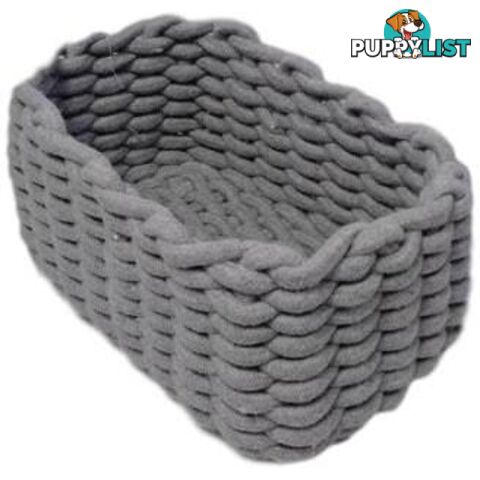 Cotton Rope Storage Basket 36x25x15cm - 800879