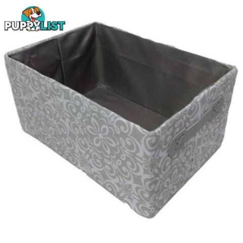 Fabric Storage Basket Lge 35x25x18cm - 800839