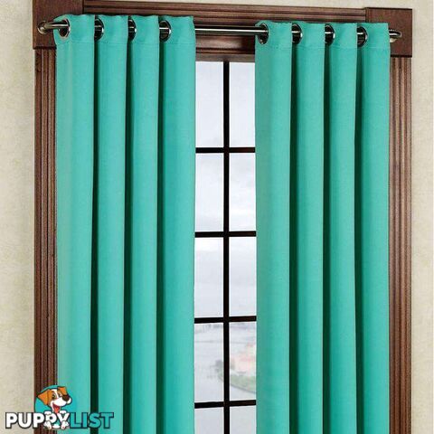 1PC SOLID JACQUARD WINDOW CURTAIN WITH 8 GROMMETS - 9328644038755