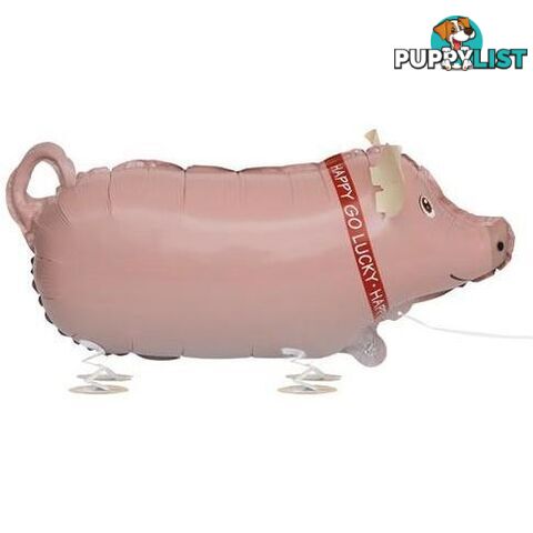 Pig 62.2cm (24.5) Walking Foil Balloon - 11179536443