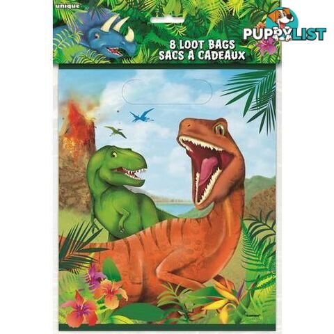 Dinosaur 8 Loot Bags - 011179583034