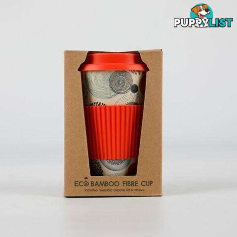 Eco-Bamboo Fibre Mug - Orange 400ml - 800102