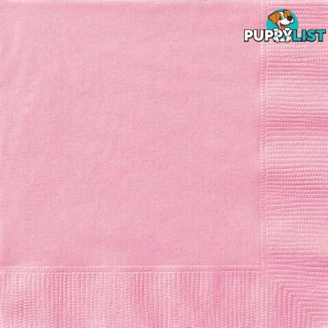 Love Pink 20 Lunch Napkins - 011179308729