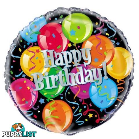 Bravo Birthday 45cm (18) Foil Balloon Packaged - 011179420278