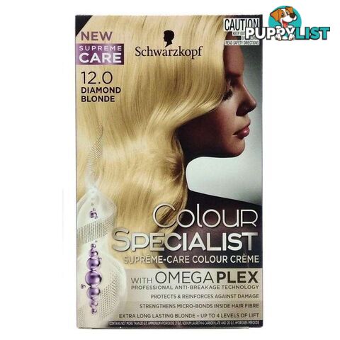 Schwarzkopf Colour Specialist Supreme Care Colour Creme Diamond Blonde 3PK - 900078