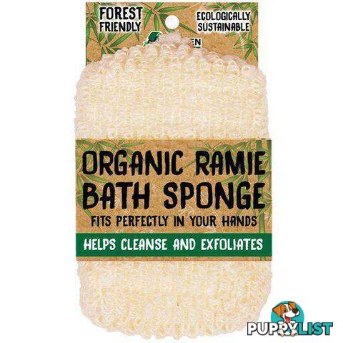 Eco Bath Sponge Organic Ramie - 9328644054373