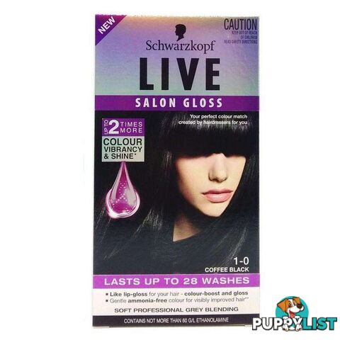 Schwarzkopf Live Gloss Coffee Black - 9310714220658