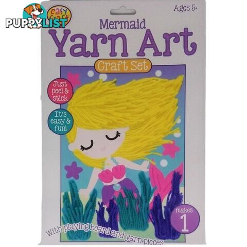 Yarn Art Craft Kit with Playing Board Assorted 4 Designs - 800664