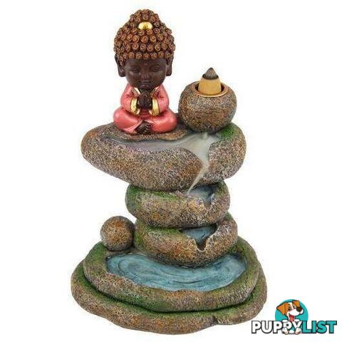 Meditating Buddha Backflow Burner 14cm - 9319844630054