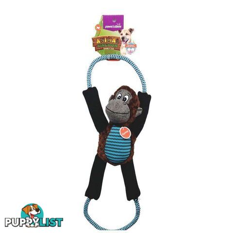 Pet Toy Animal Double Loop Brown 37cm - 800455