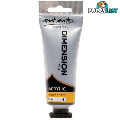 Dimension Acrylic Paint 75ml - Medium Yellow - 9328577015939