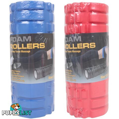 Fit Foam Roller Assorted Colours 33x13.5cm - 9328644069865